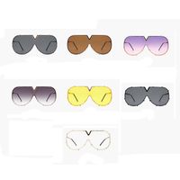 Basic Gradient Color Pc Square Frameless Women's Sunglasses main image 3