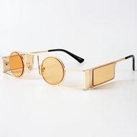 Hip-Hop Punk Geometric Solid Color Pc Round Frame Full Frame Women's Sunglasses sku image 4