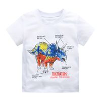 Décontractée Animal Dessin Animé Coton T-shirts & Blouses main image 2