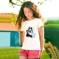 Décontractée Dessin Animé Coton T-shirts & Blouses main image 1