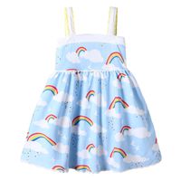 Simple Style Cartoon Flower Cotton Girls Dresses sku image 5