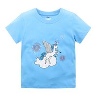 Décontractée Animal Dessin Animé Coton T-shirts & Blouses main image 5