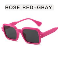 IG Style Retro Geometric Ac Square Full Frame Women's Sunglasses sku image 9