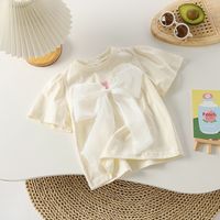 Simple Style Cartoon Cotton Baby Clothing Sets sku image 7