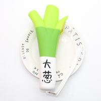 Paw Print Vegetable Silica Gel Class School Cute Pencil Case sku image 1