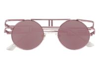 Retro Streetwear Round Ac Round Frame Full Frame Women's Sunglasses sku image 15
