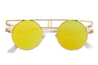 Retro Streetwear Round Ac Round Frame Full Frame Women's Sunglasses sku image 13
