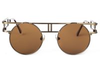Retro Streetwear Round Ac Round Frame Full Frame Women's Sunglasses sku image 1