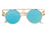 Retro Streetwear Round Ac Round Frame Full Frame Women's Sunglasses sku image 12