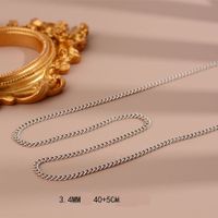 Simple Style Cross Copper Pendant Necklace sku image 3