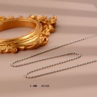 Simple Style Cross Copper Pendant Necklace sku image 2