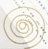 1 Pièce Style Simple Couleur Unie Le Cuivre Placage Chaîne Bijoux Accessoires sku image 4