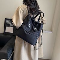 Large Solid Color Casual School Shopping Women's Backpack main image 1