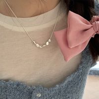 Copper Silver Plated Simple Style Plating Irregular Necklace sku image 1