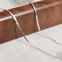 Kupfer Vergoldet Einfacher Stil Einfarbig Überzug Halskette Mit Anhänger main image 3