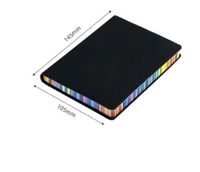 1 Piece Multicolor Learning School Pu Leather Paper Casual Vacation Notebook sku image 4
