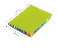 1 Piece Multicolor Learning School Pu Leather Paper Casual Vacation Notebook sku image 5
