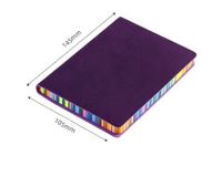 1 Piece Multicolor Learning School Pu Leather Paper Casual Vacation Notebook sku image 6