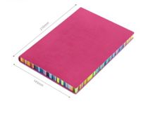 1 Piece Multicolor Learning School Pu Leather Paper Casual Vacation Notebook sku image 7