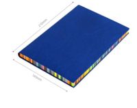 1 Piece Multicolor Learning School Pu Leather Paper Casual Vacation Notebook sku image 9