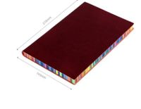 1 Piece Multicolor Learning School Pu Leather Paper Casual Vacation Notebook sku image 15