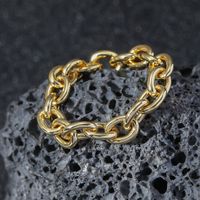 Wholesale Simple Style Solid Color Copper Rings main image 4
