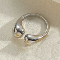 Wholesale Simple Style Classic Style Geometric Copper Plating Open Rings sku image 6