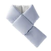 Women's Simple Style Solid Color Silk Cotton Plush Down Cloth Scarf sku image 2