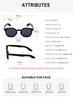 Lässig Einfacher Stil Farbblock Pc Ovaler Rahmen Vollbild Männer Sonnenbrille main image 2