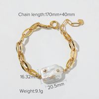 Fashion Cuban Heart-shaped Zircon Chain Gold-plated Bracelet sku image 2