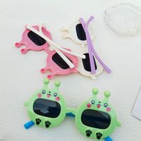 Cute Cartoon Character Slug Pc Resin Oval Frame Full Frame Kids Sunglasses main image 5