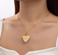 Elegant Glam Heart Shape Alloy Plating Women's Pendant Necklace main image 3