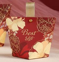 Letter Flower Paper Wedding Banquet Gift Bags sku image 1