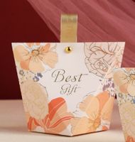 Letter Flower Paper Wedding Banquet Gift Bags sku image 7