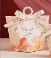 Letter Flower Paper Wedding Banquet Gift Bags sku image 13