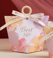 Letter Flower Paper Wedding Banquet Gift Bags sku image 14
