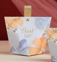 Letter Flower Paper Wedding Banquet Gift Bags sku image 10