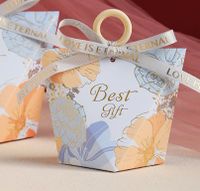 Letter Flower Paper Wedding Banquet Gift Bags sku image 11