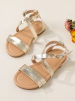 Girl's Casual Elegant Multicolor Point Toe Casual Sandals sku image 6