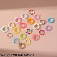 Wholesale Jewelry Simple Style Butterfly Resin Glass Irregular Rings main image 2