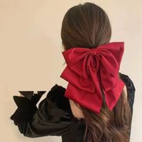 Women's Sweet Bow Knot Cloth Hair Clip Hair Claws sku image 3