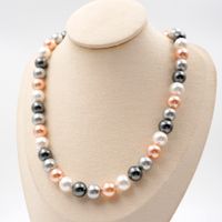 Simple Style Round 304 Stainless Steel Imitation Pearl Wholesale Bracelets Necklace main image 3