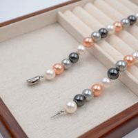 Simple Style Round 304 Stainless Steel Imitation Pearl Wholesale Bracelets Necklace main image 6
