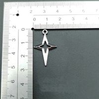 100 Pcs/package Simple Style Star Alloy Plating Pendant Jewelry Accessories sku image 2