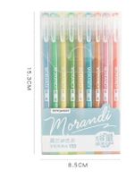 1 Jeu Bloc De Couleur Apprentissage L'école Du Quotidien Pvc Décontractée Style Simple Stylo Gel sku image 7