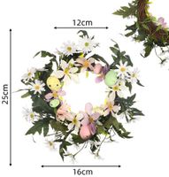 Ostern Pastoral Kaninchen Blume Holz Draussen Gruppe Girlanden sku image 7