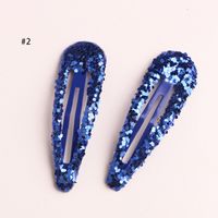 Girl's Simple Style Water Droplets Sequin Hair Clip sku image 2