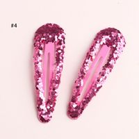Girl's Simple Style Water Droplets Sequin Hair Clip sku image 4