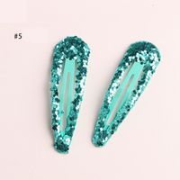 Girl's Simple Style Water Droplets Sequin Hair Clip sku image 5