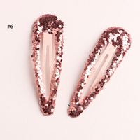 Girl's Simple Style Water Droplets Sequin Hair Clip sku image 6